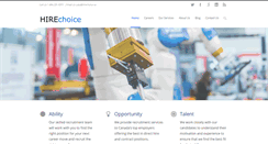 Desktop Screenshot of hirechoice.ca